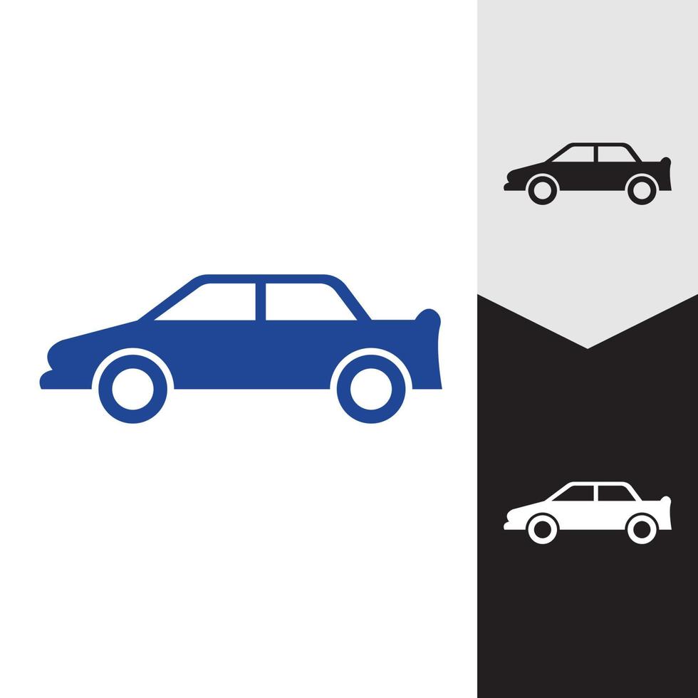 diseño de icono de ilustración de vector de coche