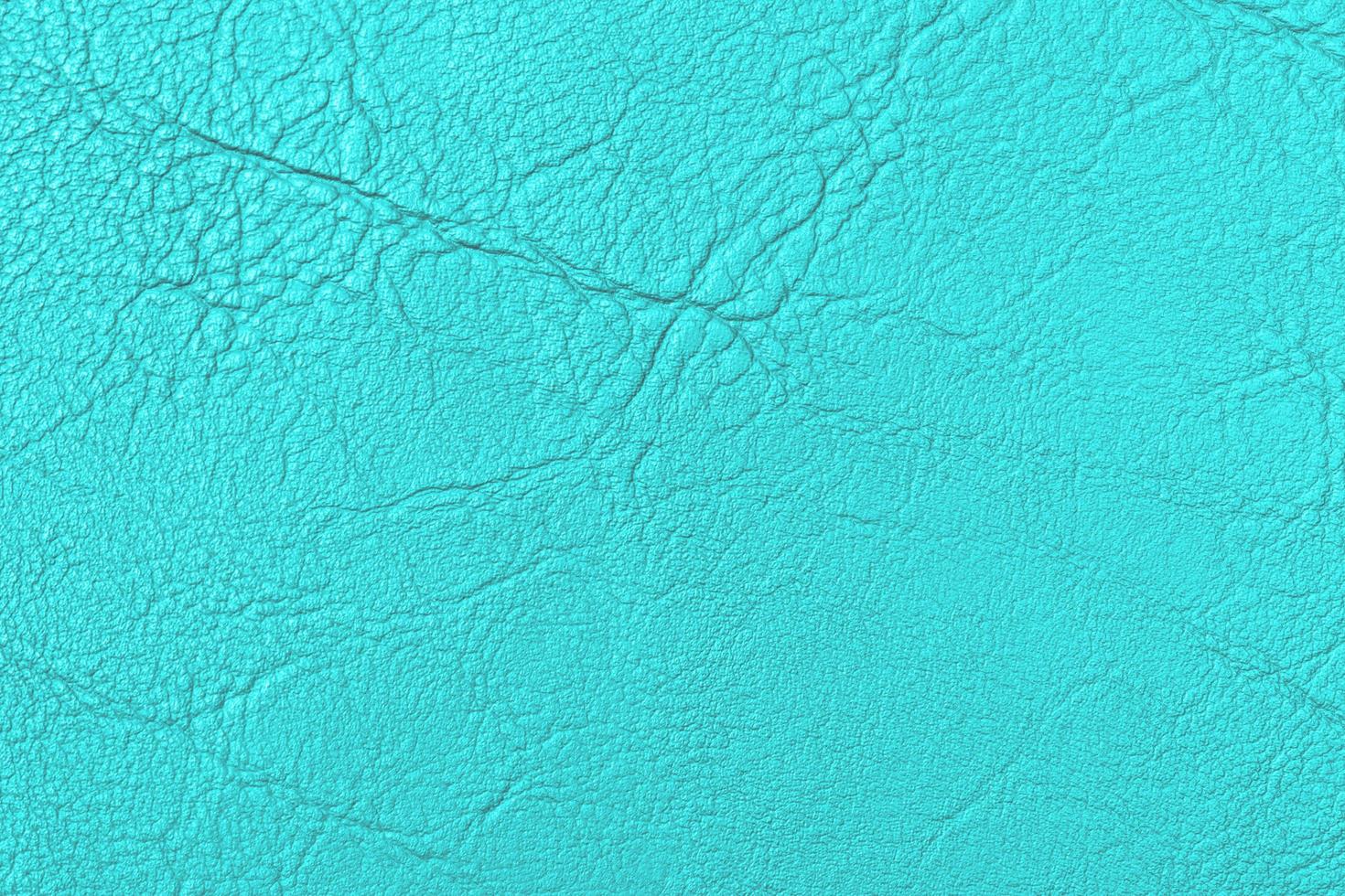 Cyan-Teal  leather texture background photo