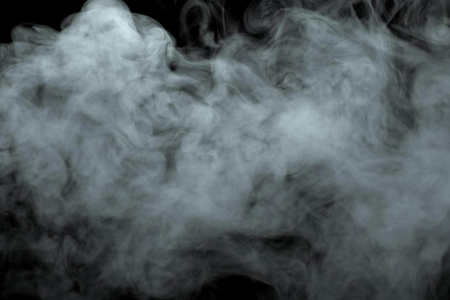 Abstract powder or smoke effect isolated on black background,Out of focus photo