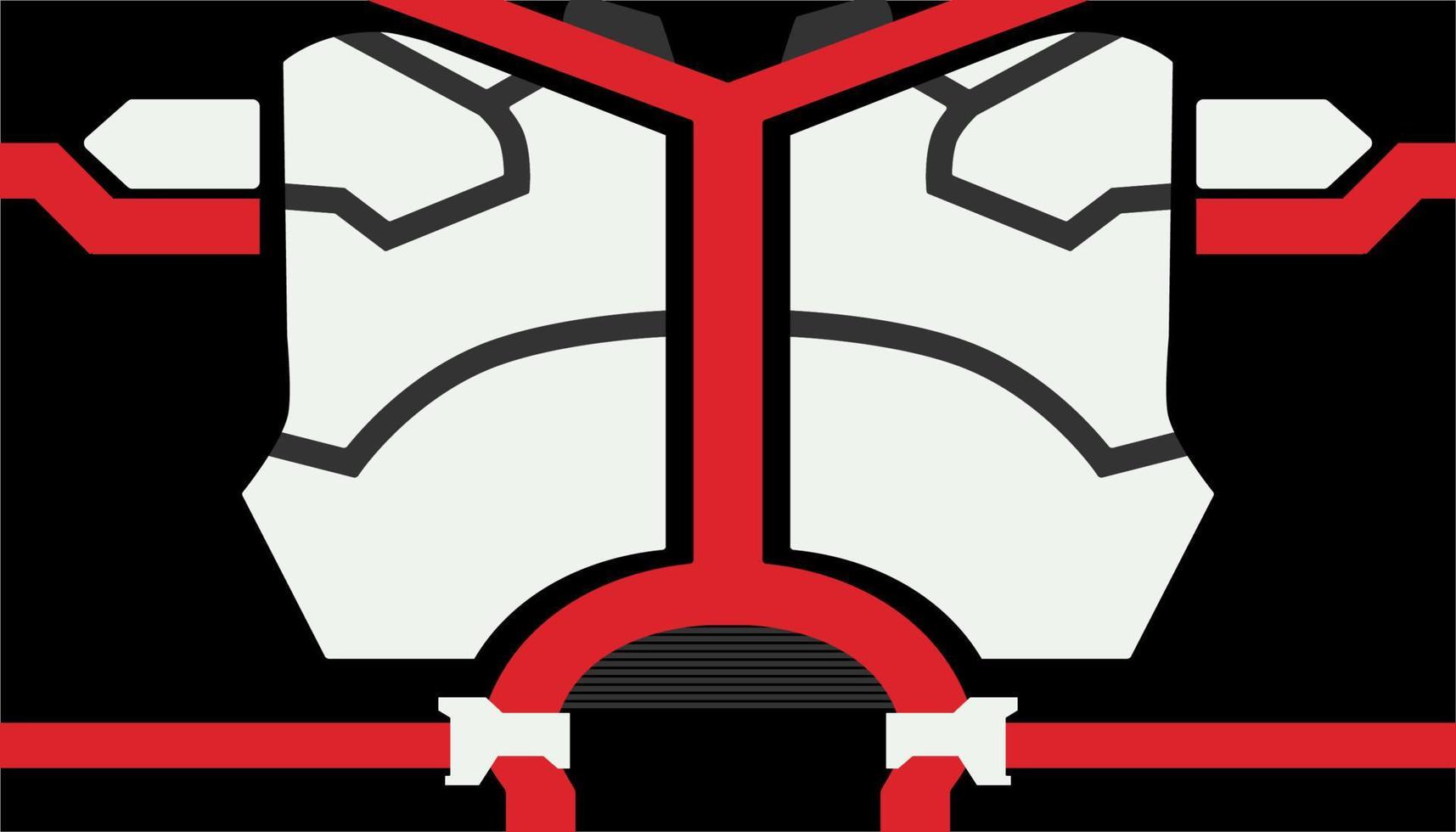 Vector background abstract illustration Masked Rider Faiz