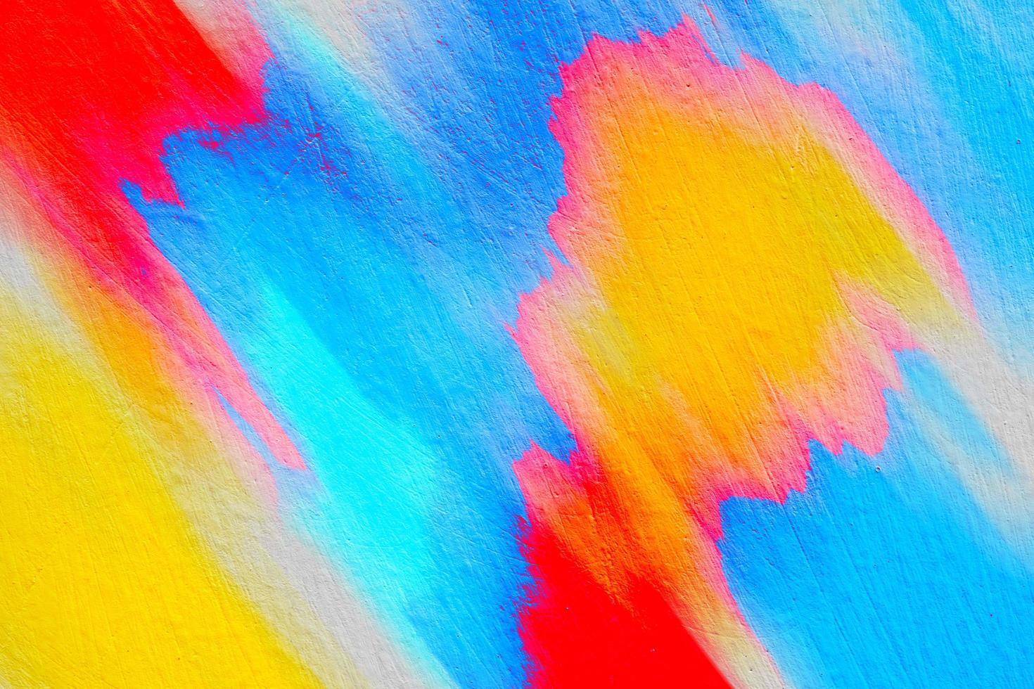 Abstract colorful watercolor on wall or paper background photo