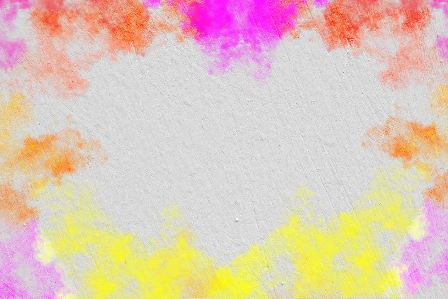Abstract colorful watercolor on wall or paper background. photo