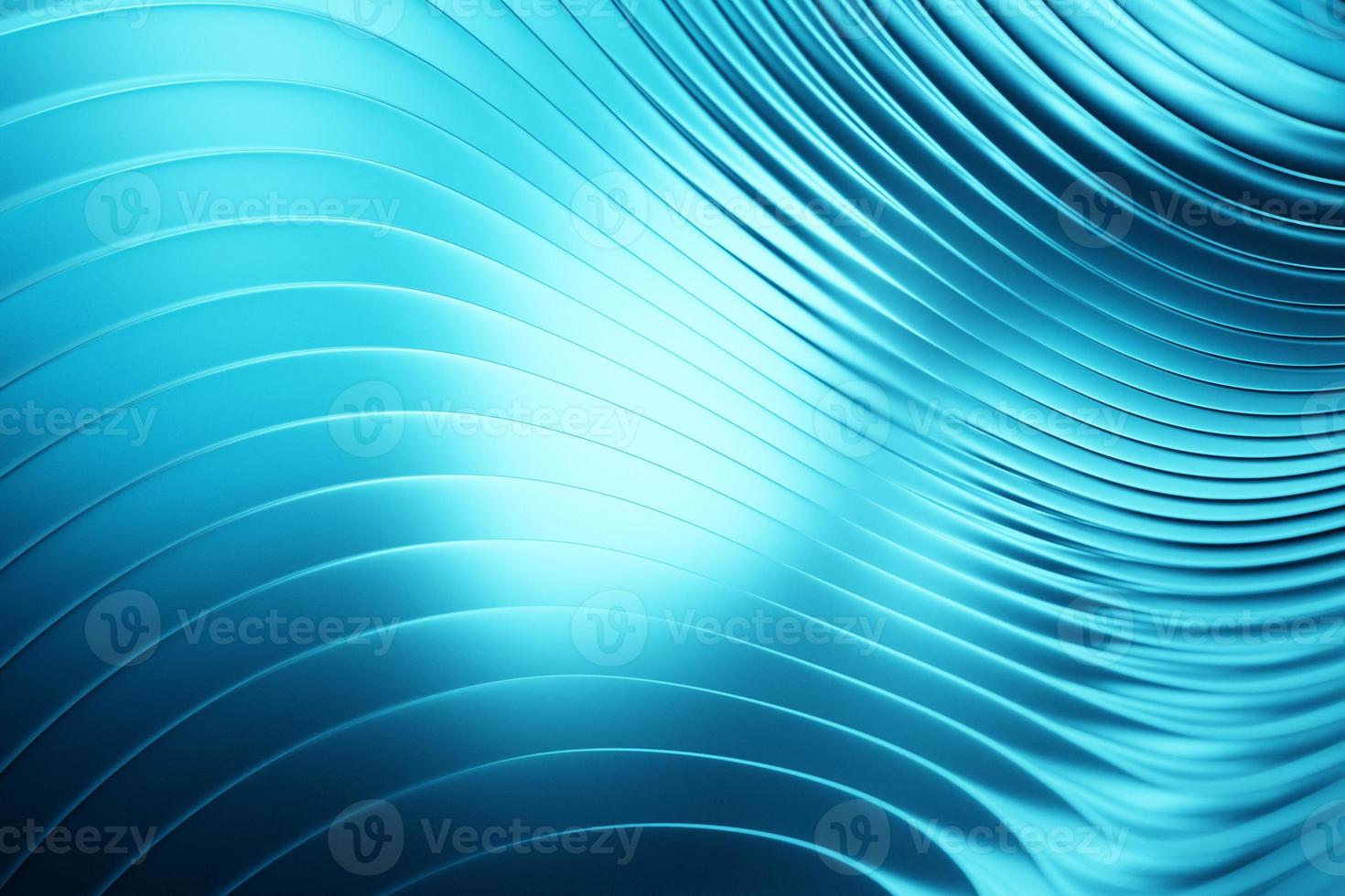 3d Illustration  rows of  blue   line  . Geometric background, weave pattern. photo