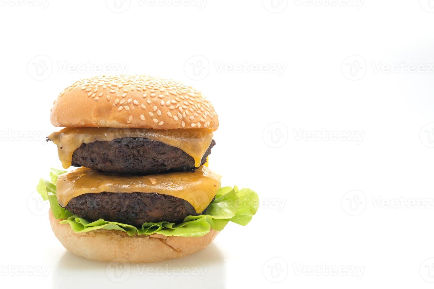 hamburger or beef burgers with cheese photo