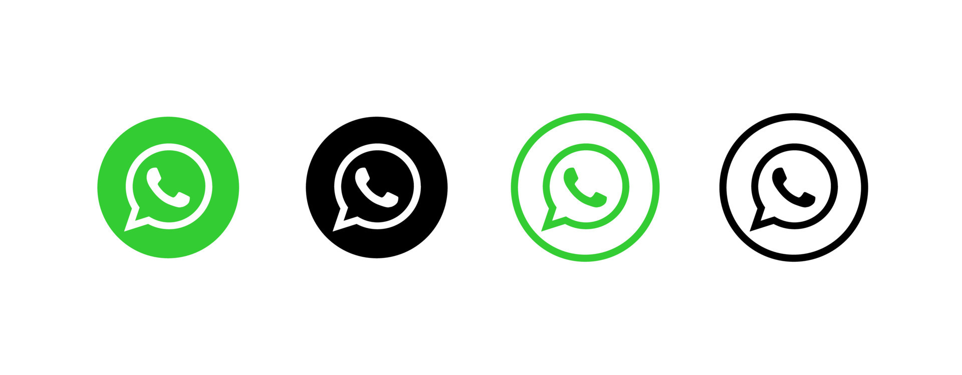 Whatsapp Icon White Vector Art, Icons, and Graphics for Free Download