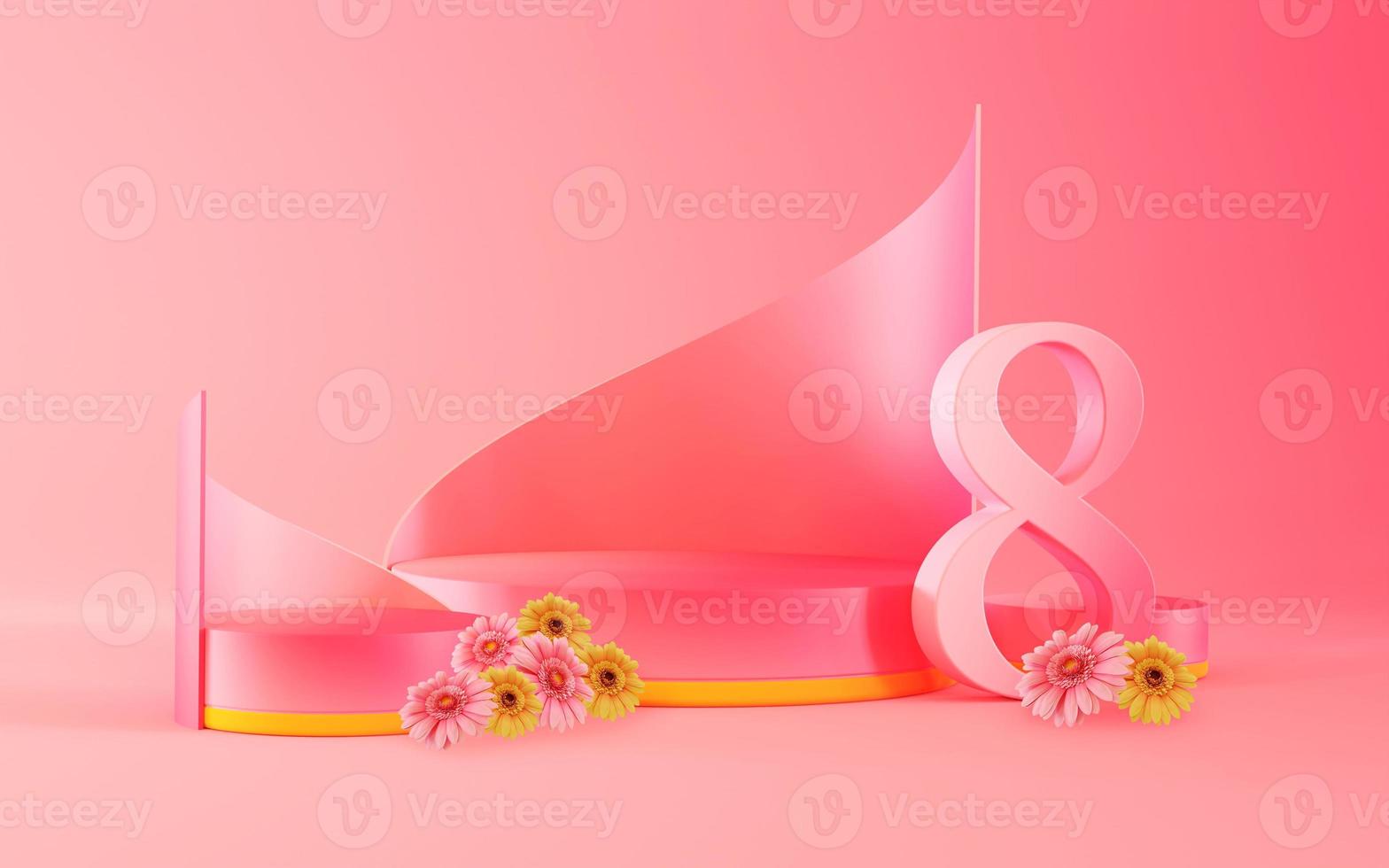 stage product display spring theme photo