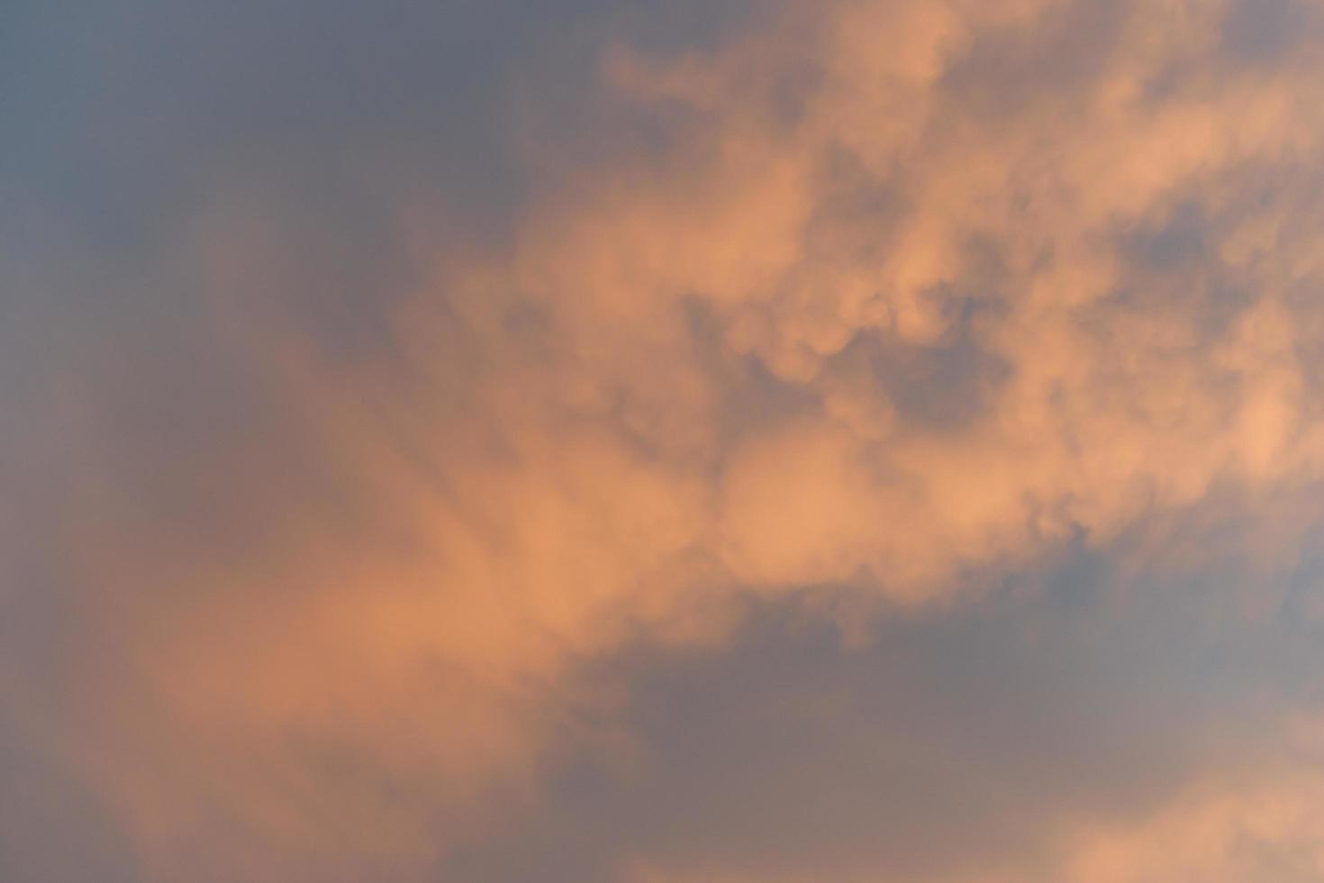 Beautiful Sunset Sky. photo