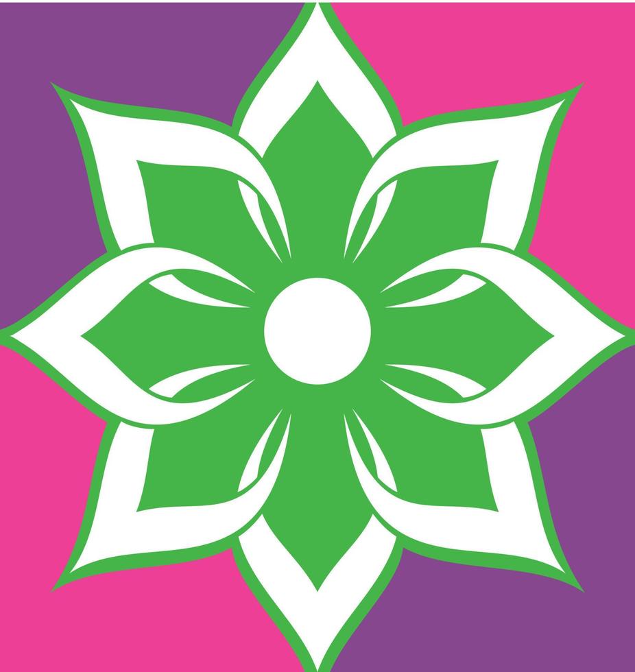 Floral decorative vector icon and symbol