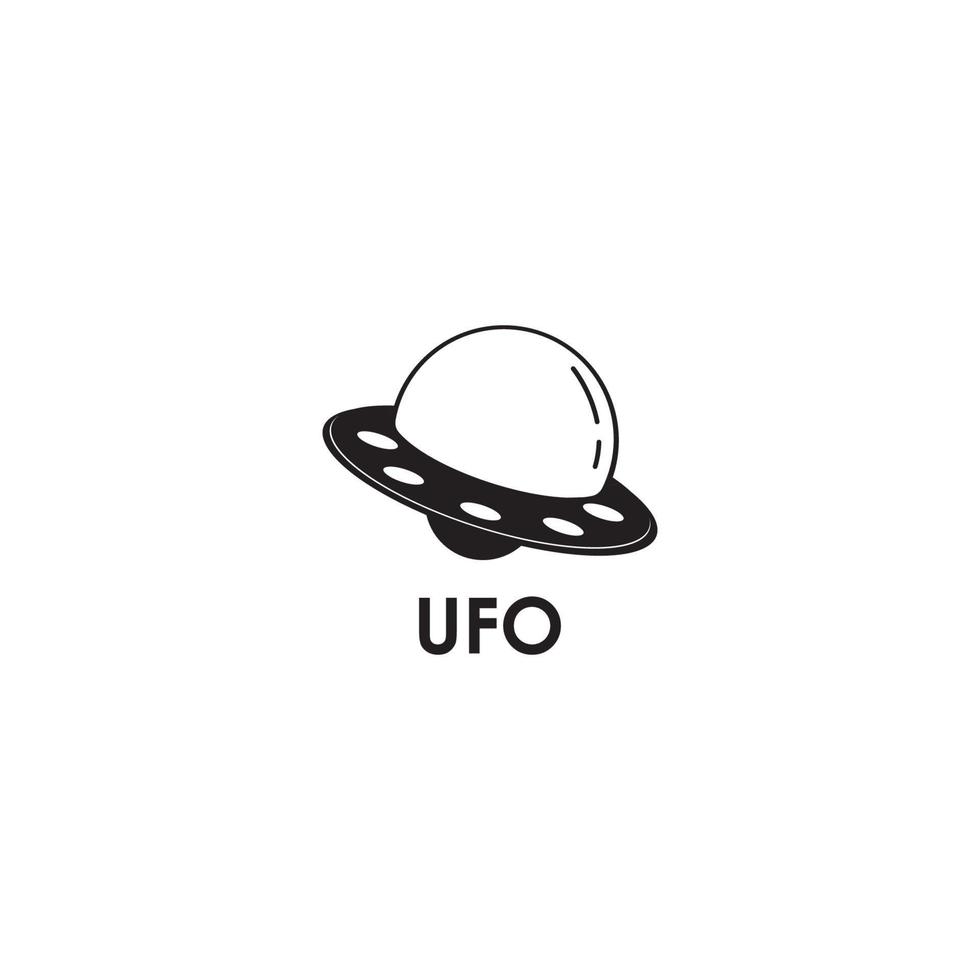 UFO vector logo template