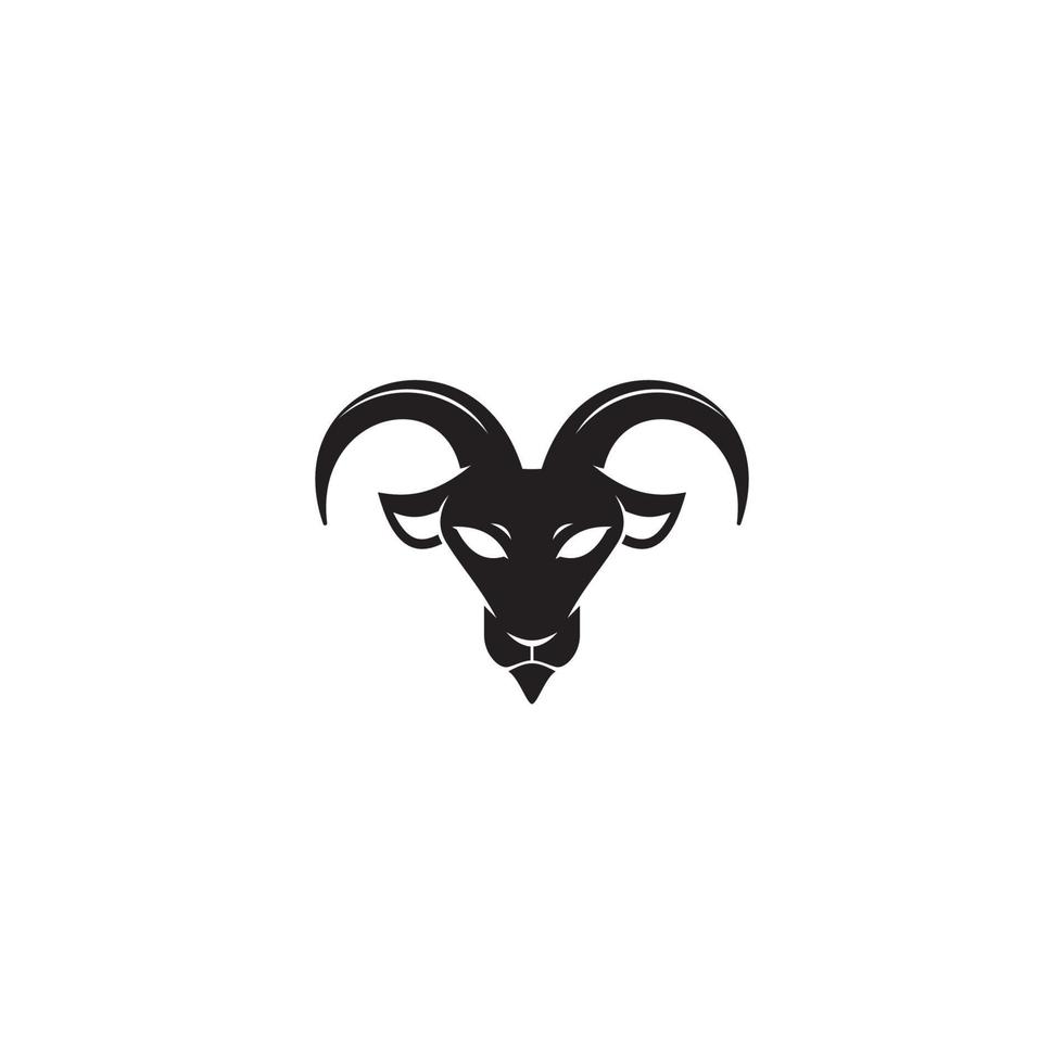 Goat logo or icon design vector