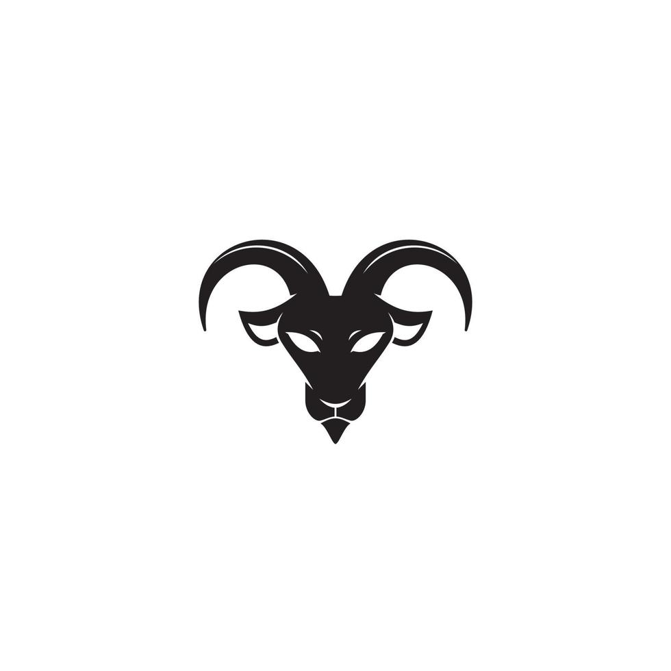 Goat logo or icon design vector