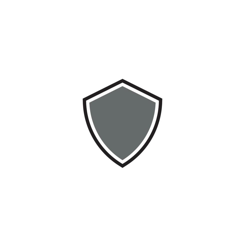 a simple Shield logo or icon design vector