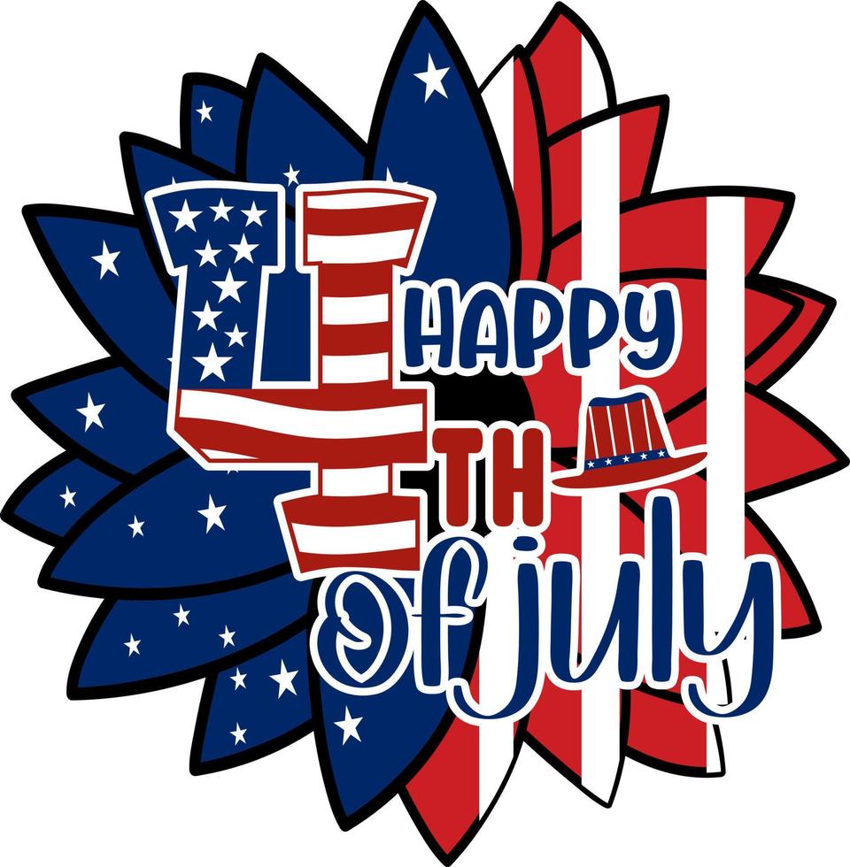 4th of July Design vector