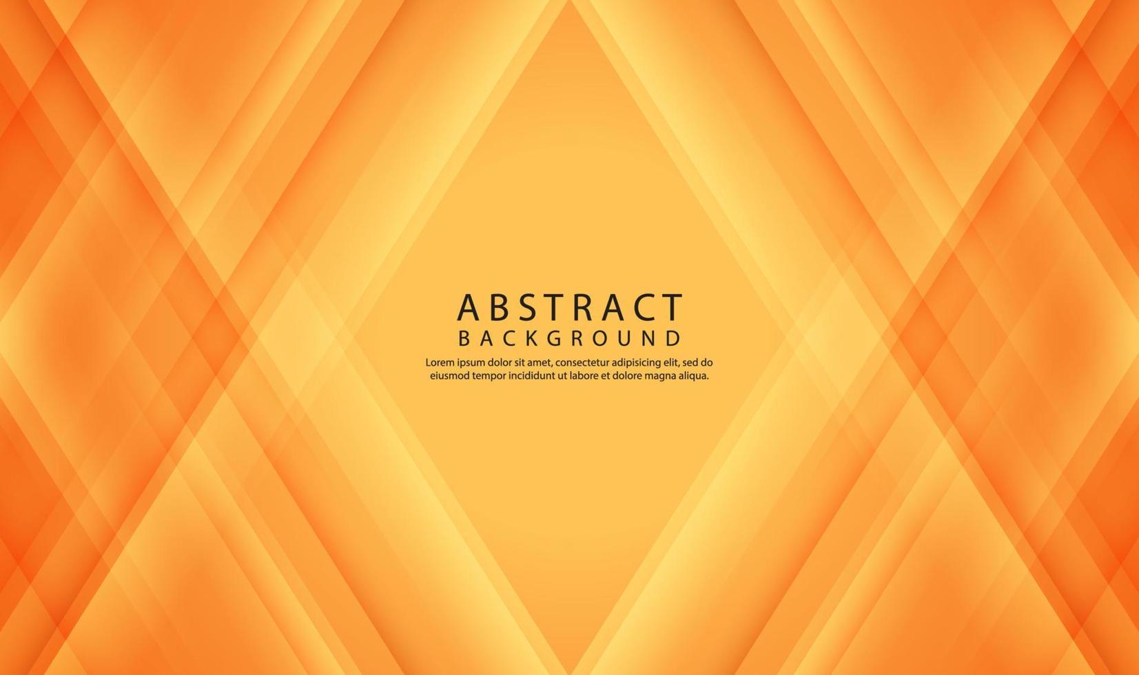 3D orange geometric abstract background overlap layer on bright space with line cut texture effect. Graphic design element elegant style concept for banner flyer, card, brochure cover, or landing page vector