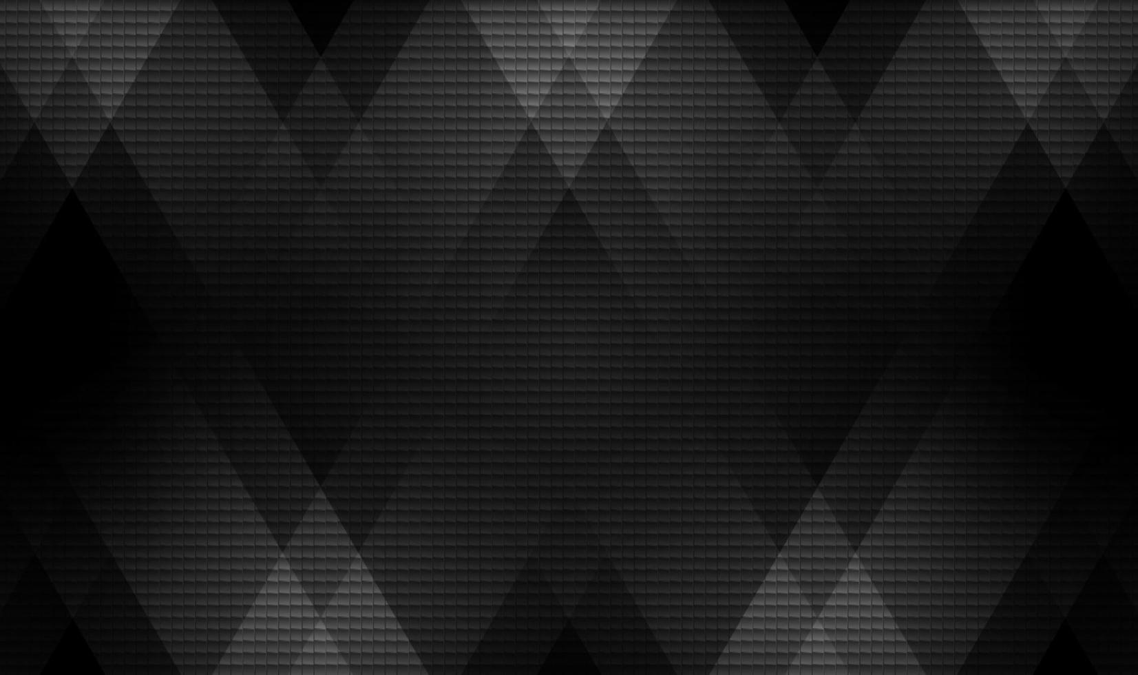 3D black geometric abstract background overlap layer on dark space with line motion style effect. Graphic design element carbon fiber texture concept for banner, flyer, card, brochure, cover, etc vector