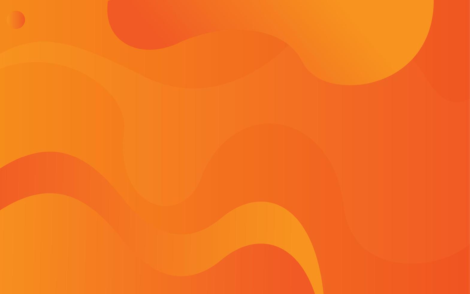 Abstract colorful orange wave background vector