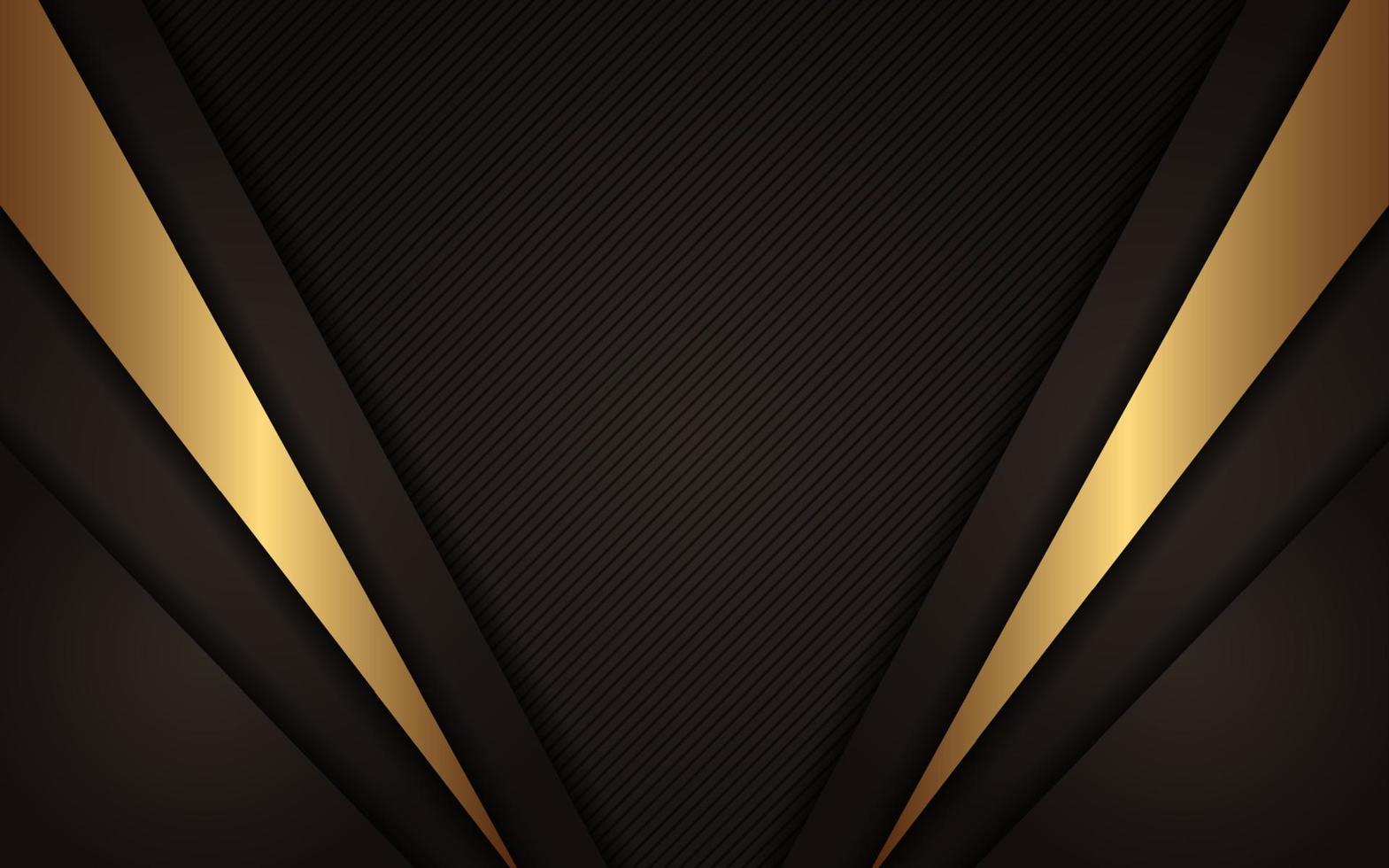 Luxury brown and golden gradient background vector