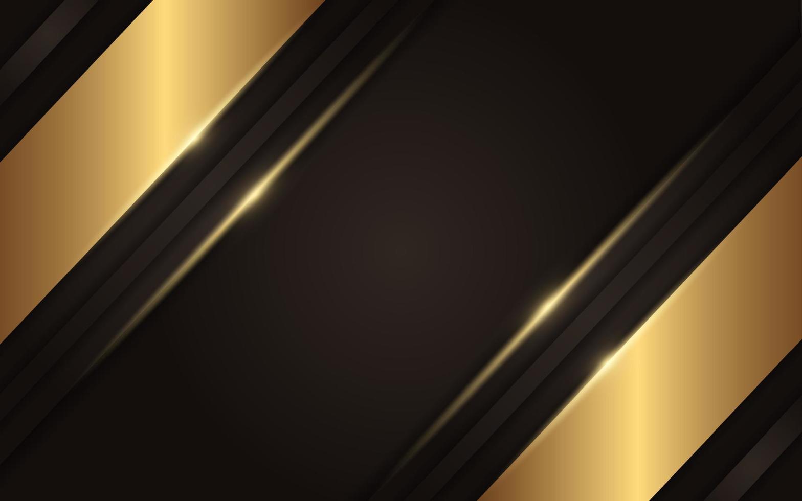 Luxury brown and golden gradient background vector