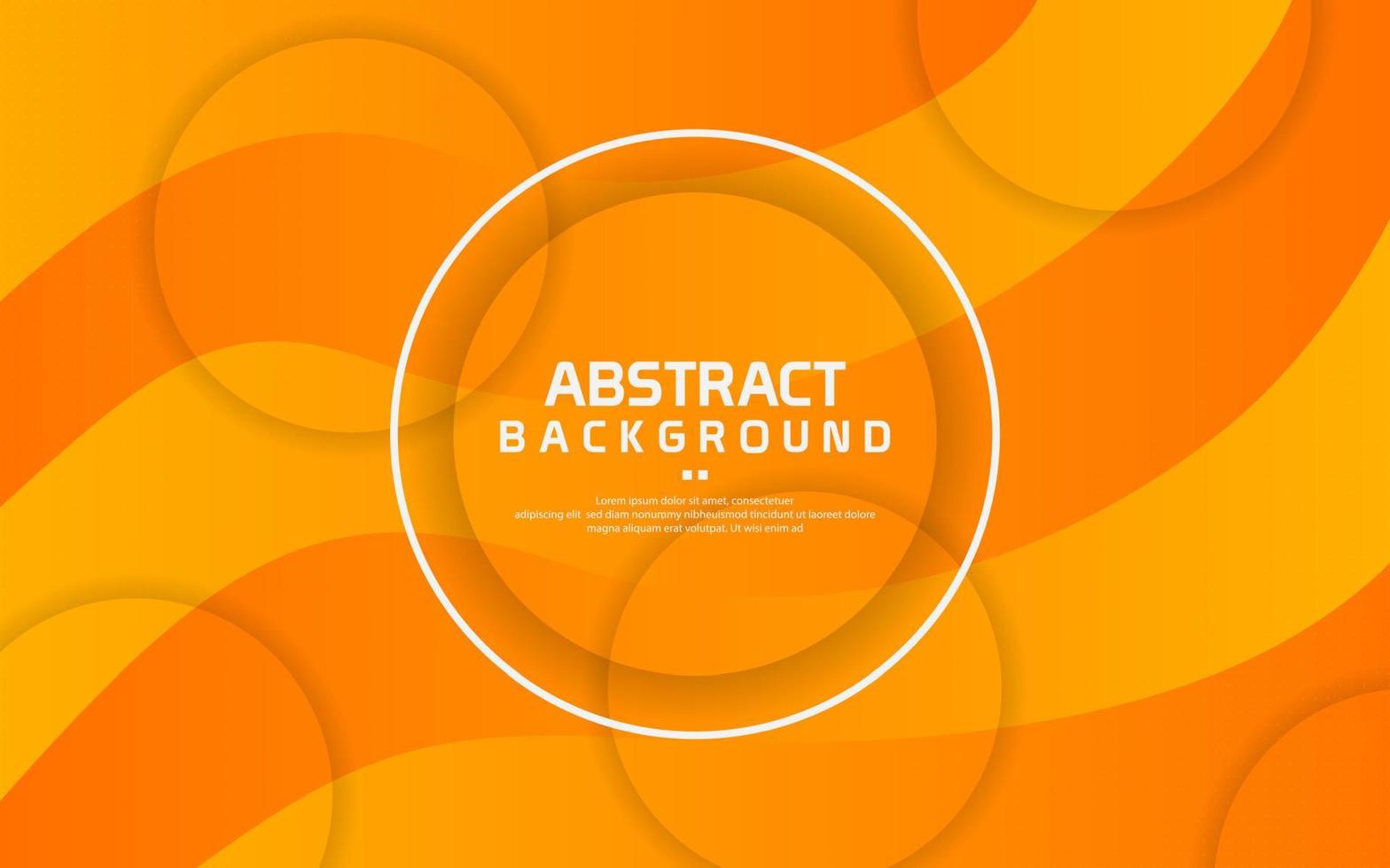 Abstract liquid orange background vector