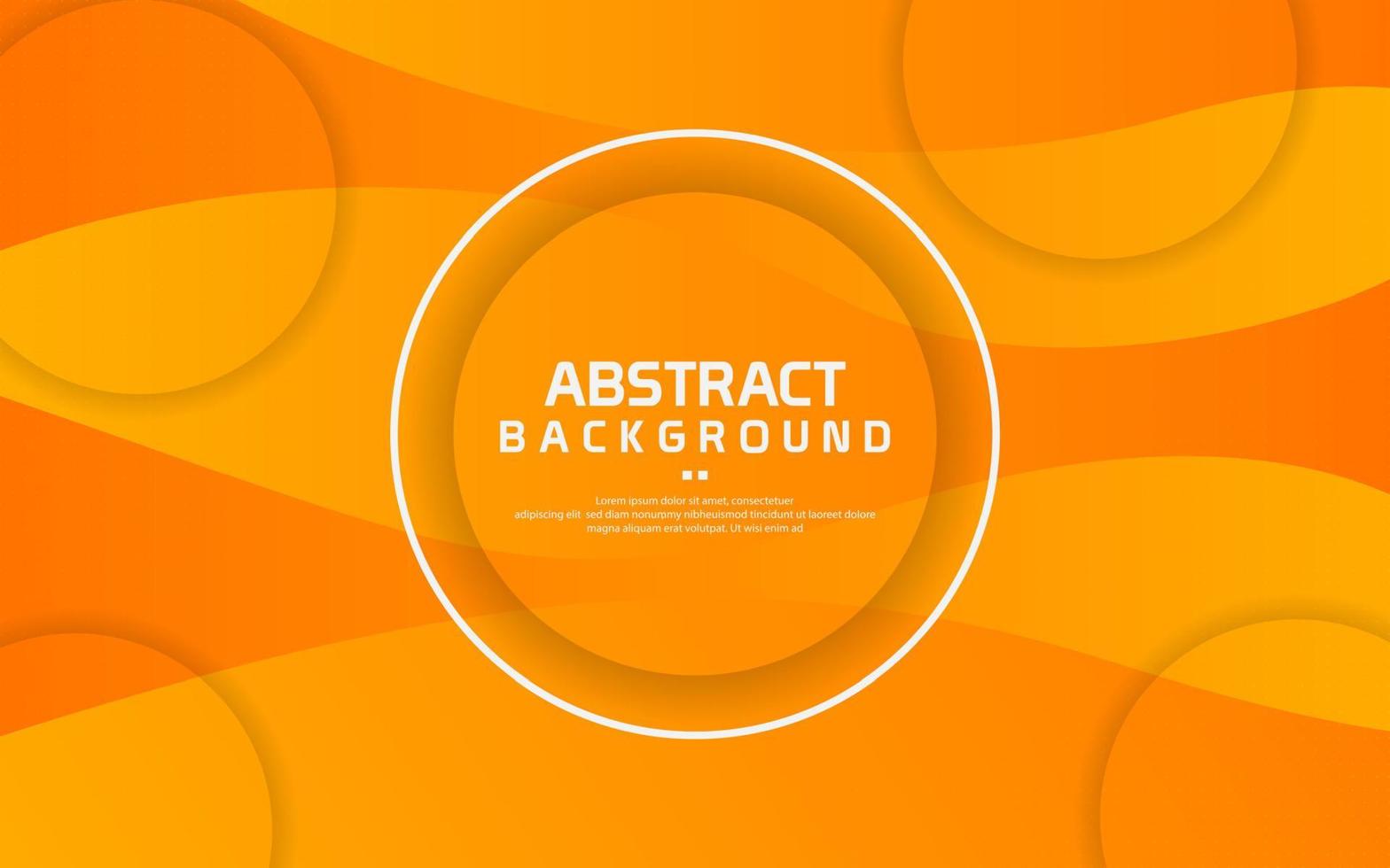 Abstract liquid orange background vector