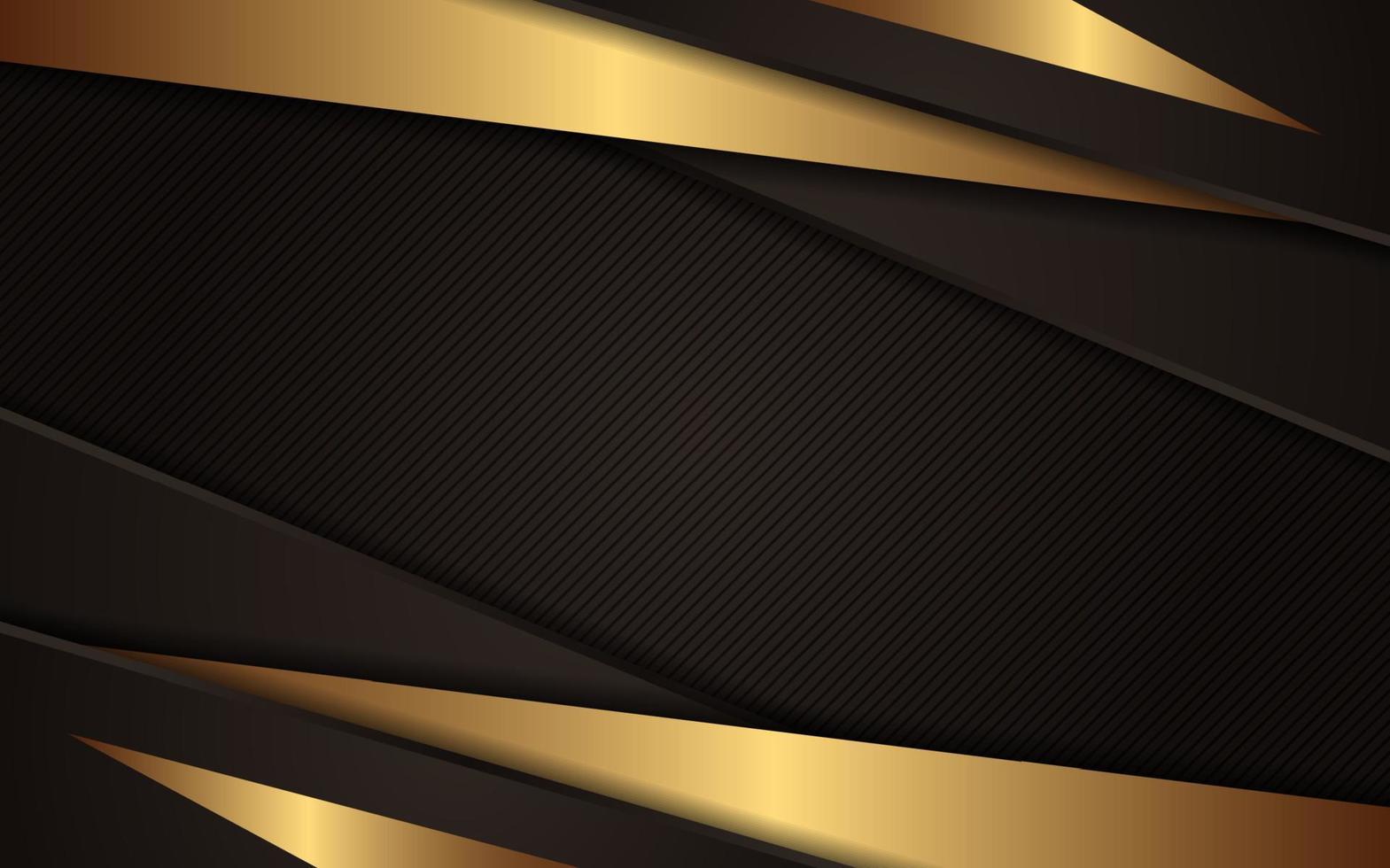 Luxury brown and golden gradient background vector