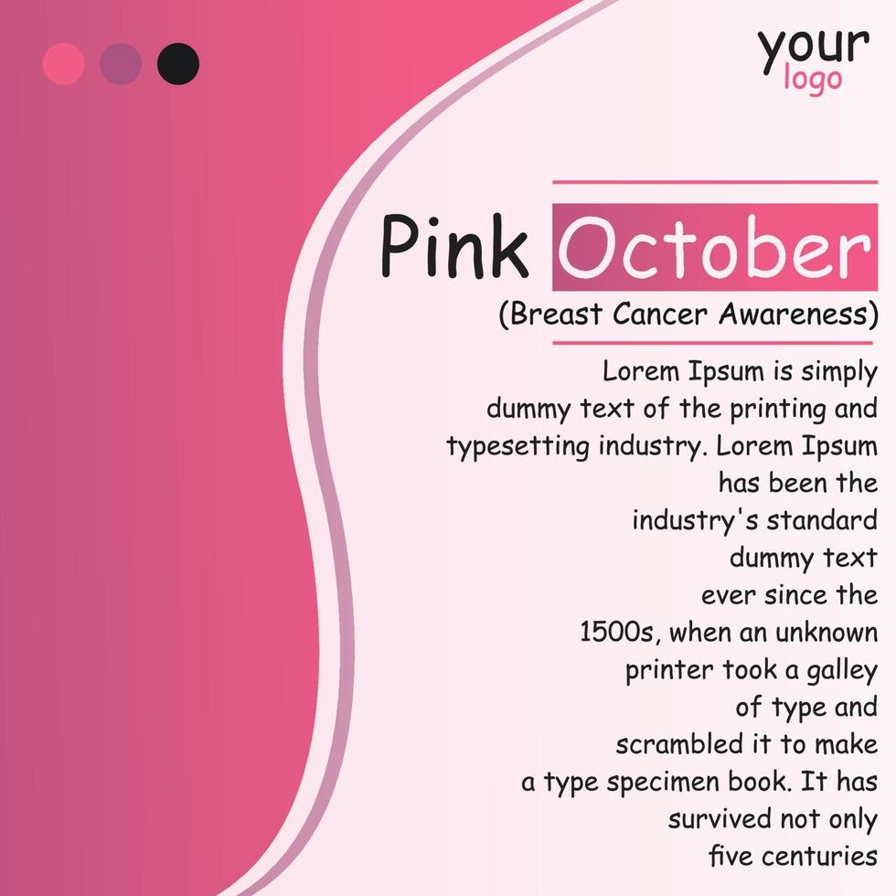 Flat design pink october concept Free Vector 8423875 Vector Art at Vecteezy