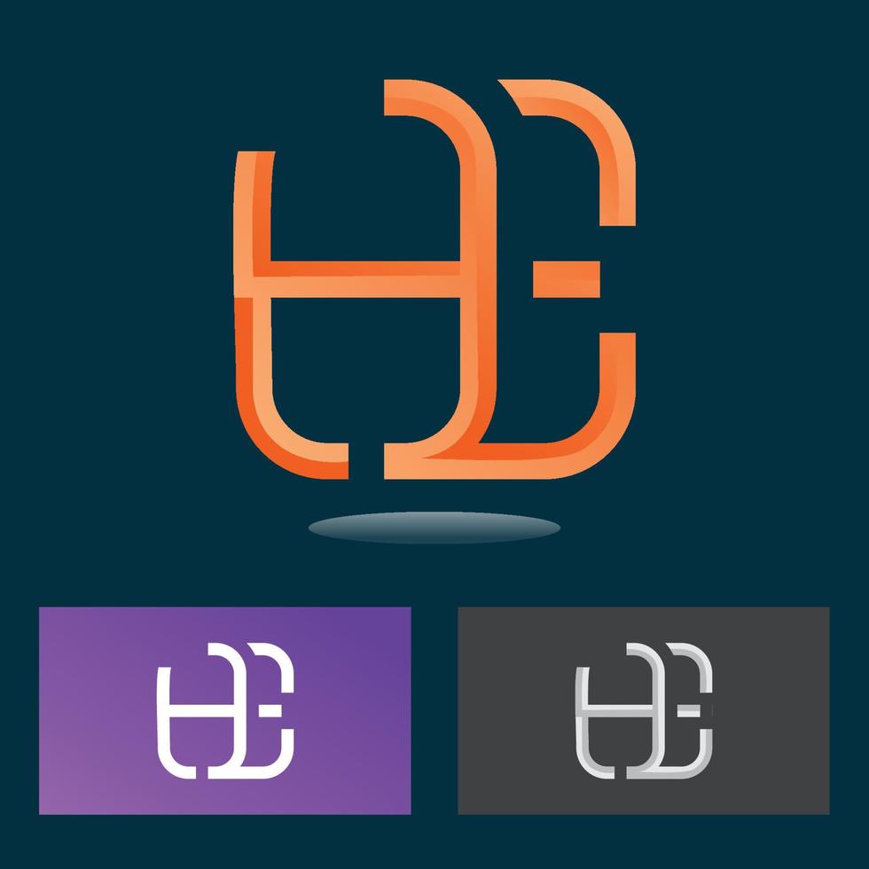 he logo free vector