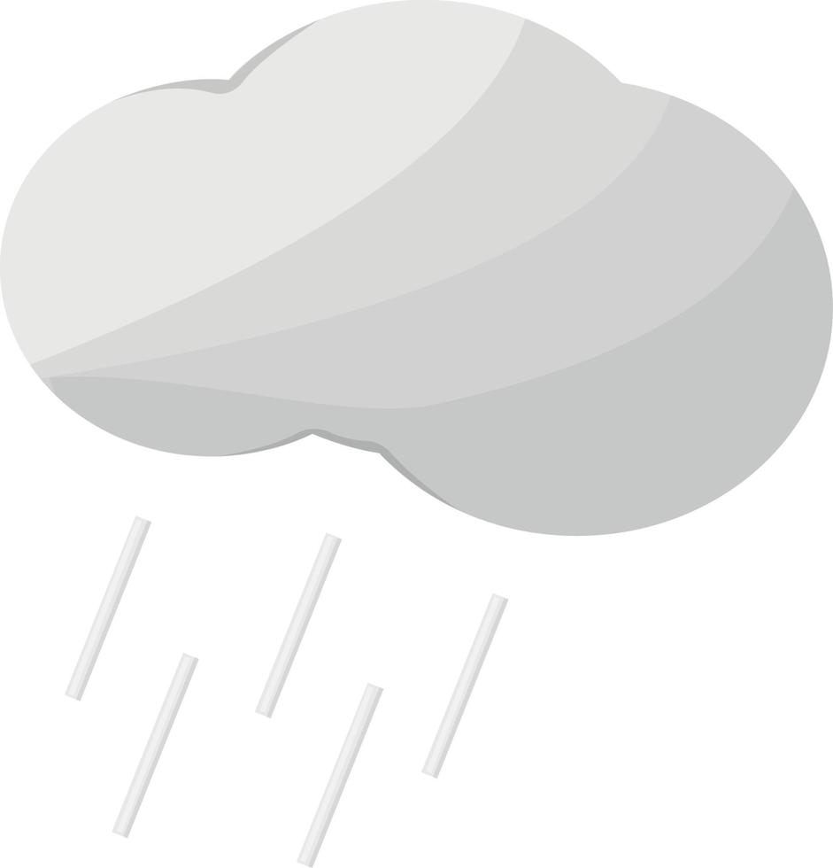 cloud with rain vector