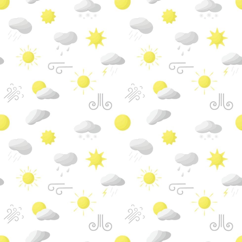 pattern with weather vector