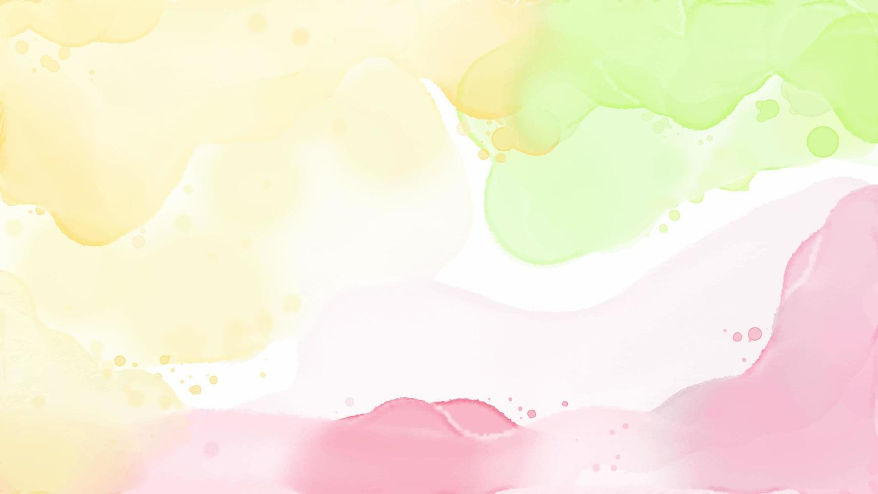 Abstract colorful soft watercolor background vector