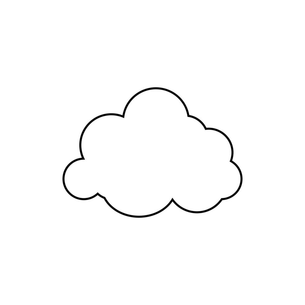 cloud vector icon illustration design