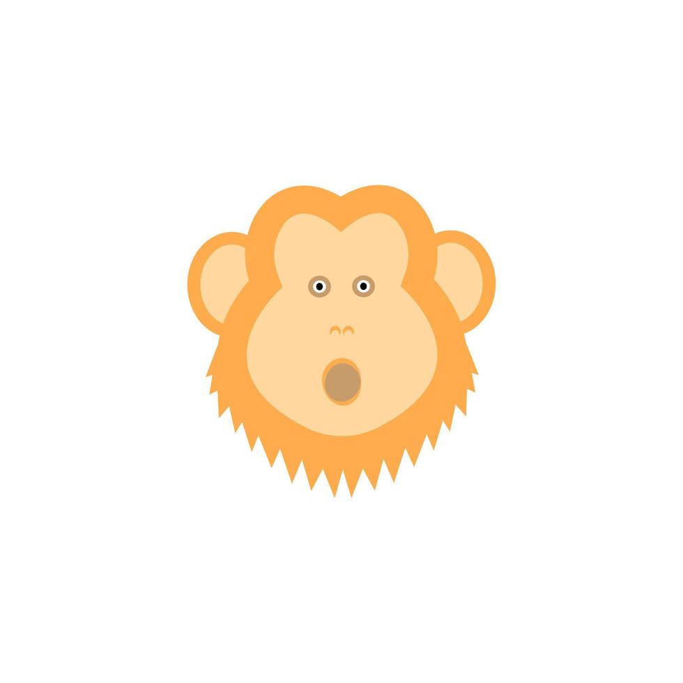 monkey icon vector illustration design element