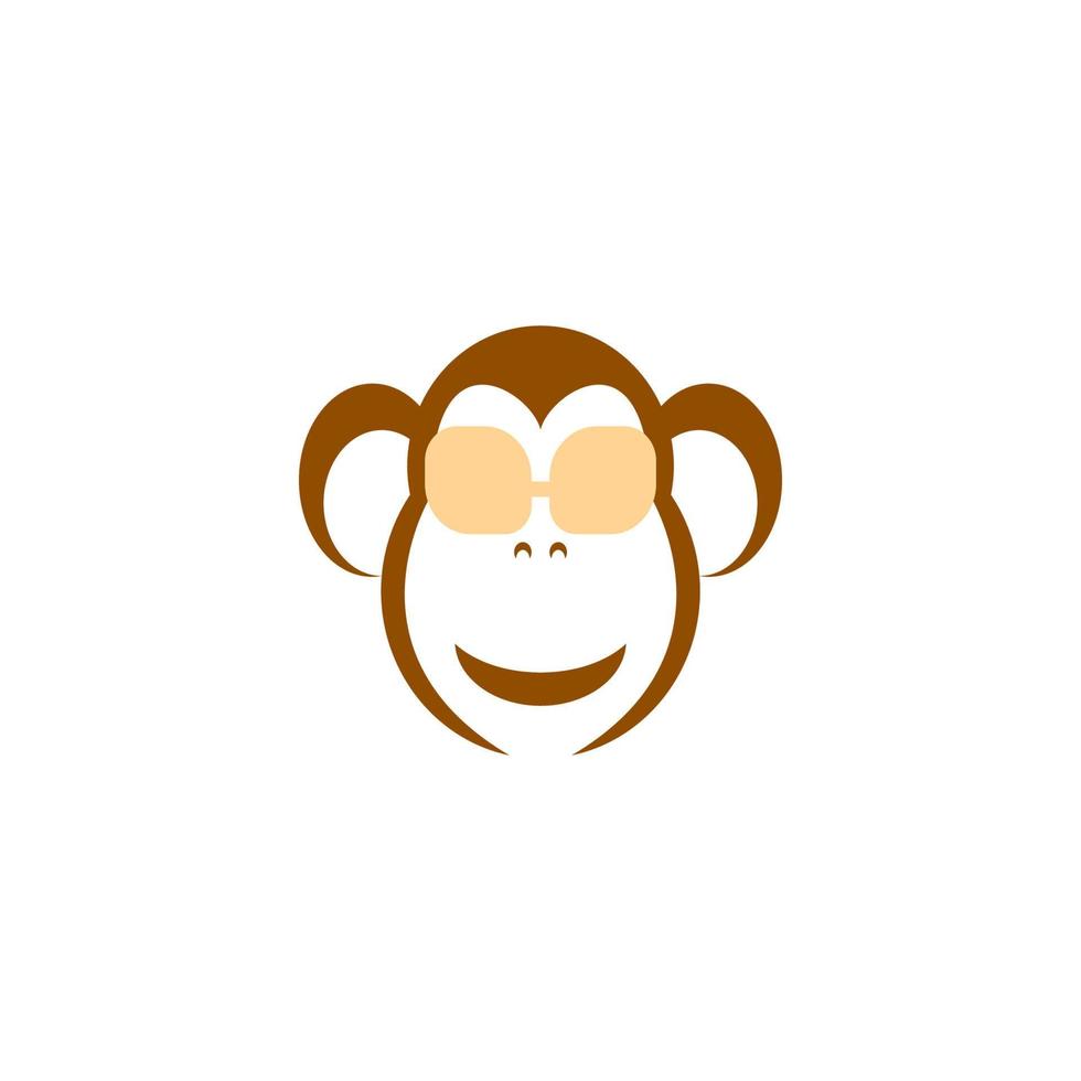 monkey icon vector illustration design element