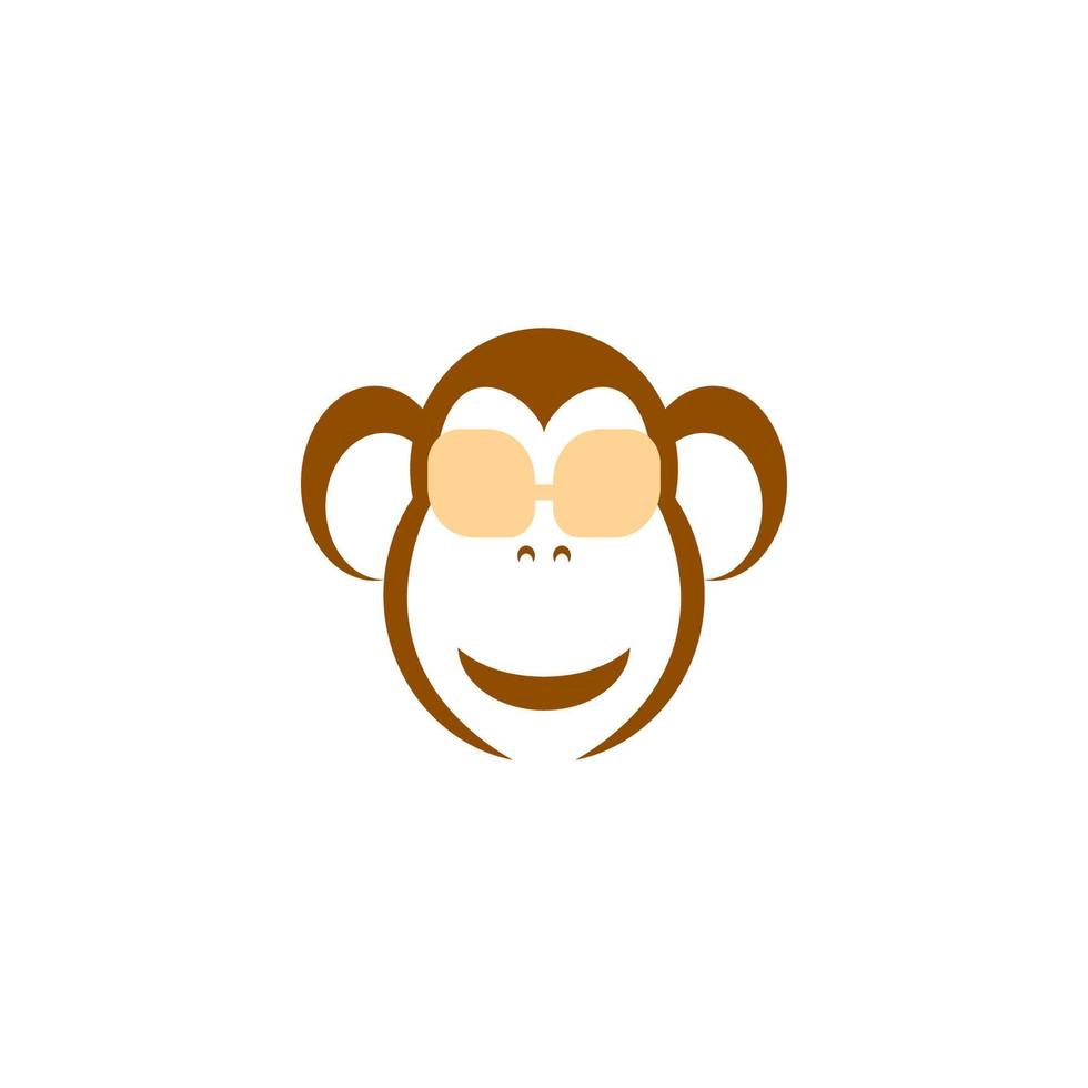 monkey icon vector illustration design element