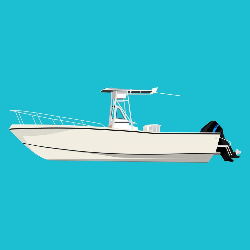 small boat vehicle vector