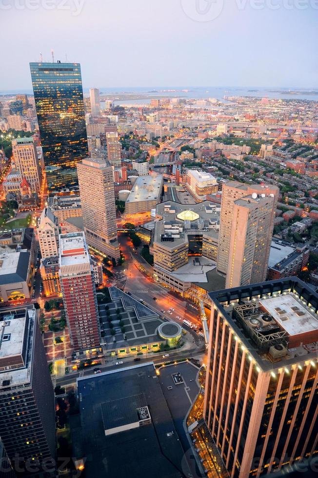 Boston cityscape view photo