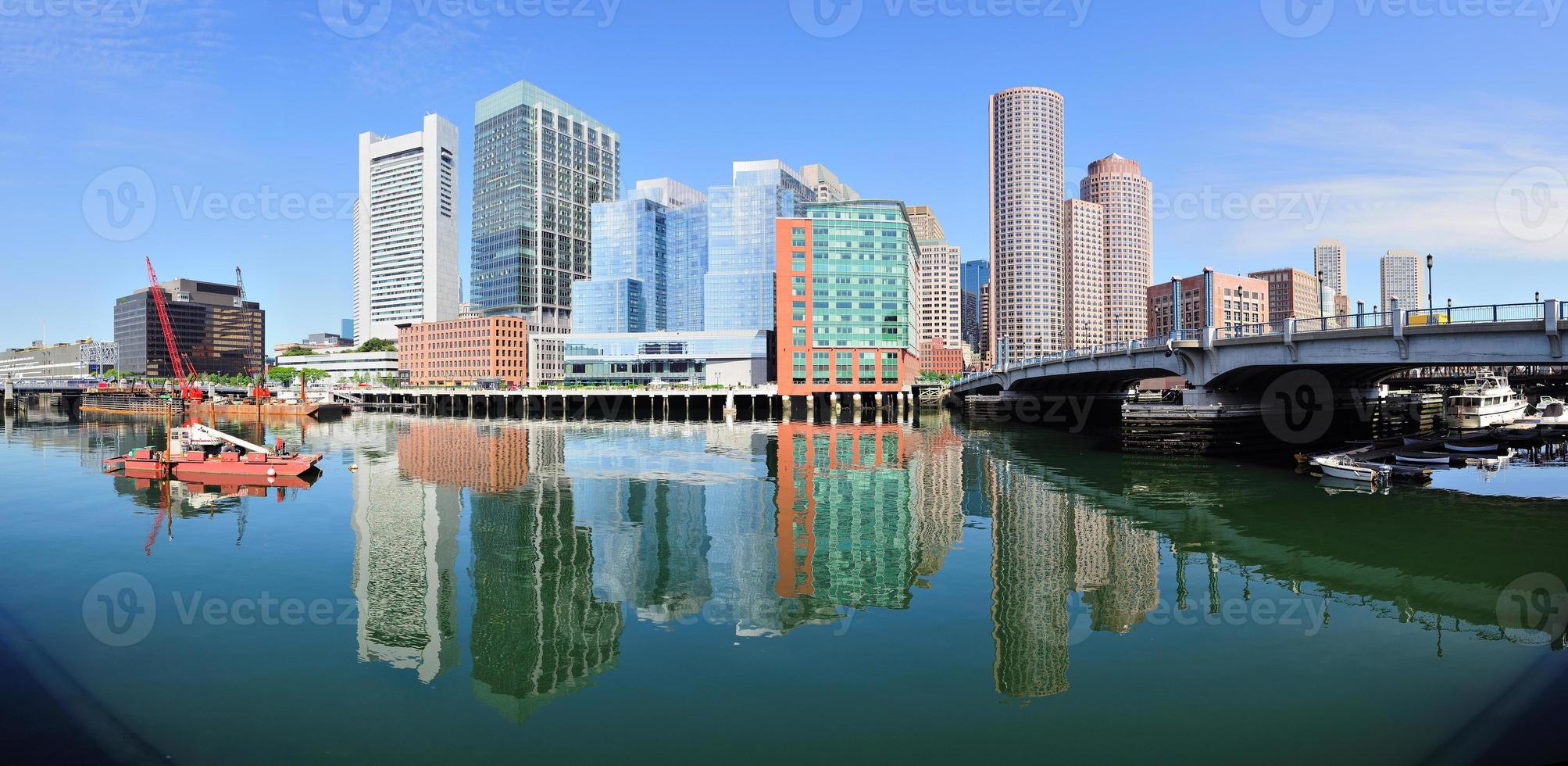 Boston waterfront view photo