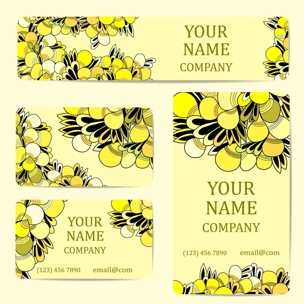 Business card for your design vector