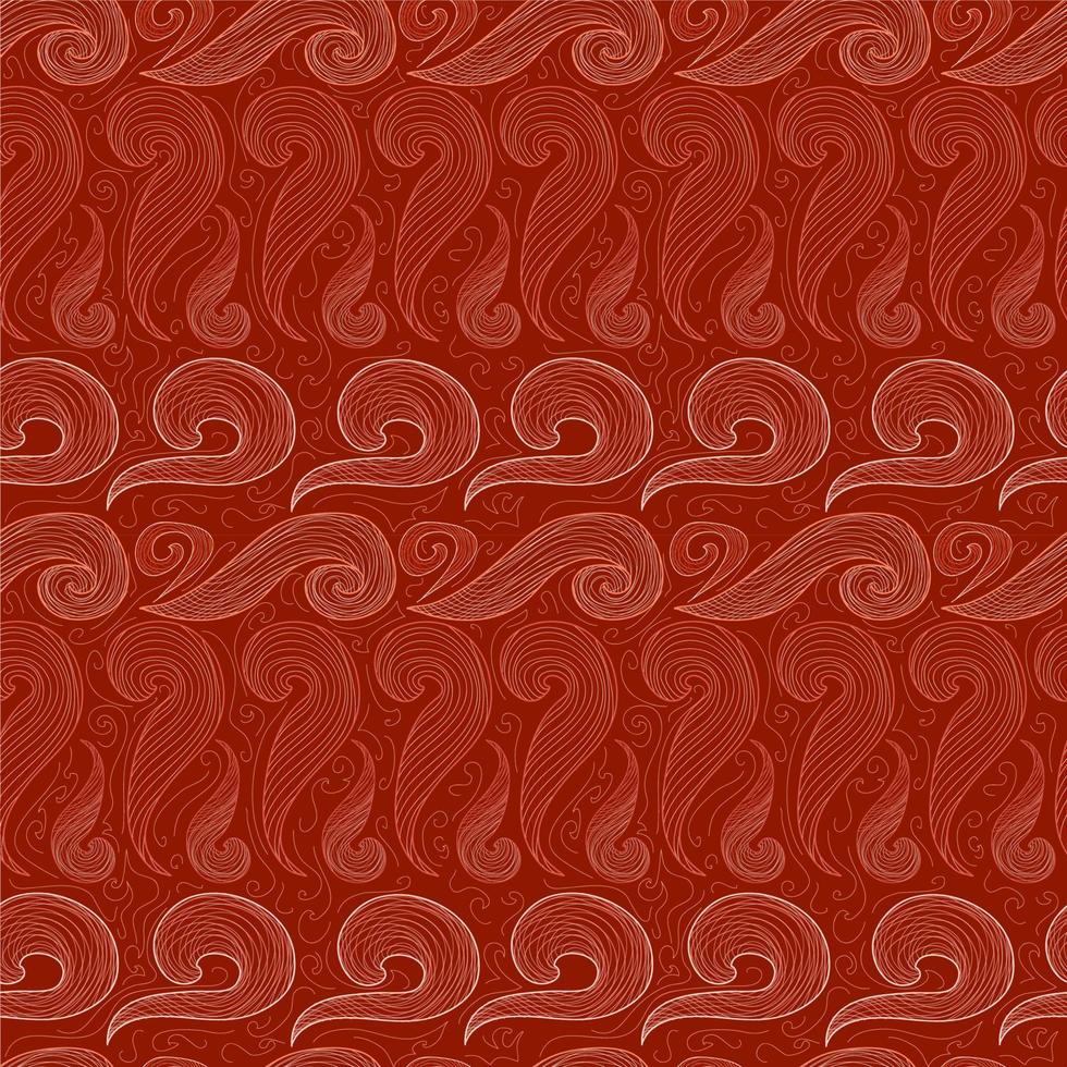 Seamless background with waves vector