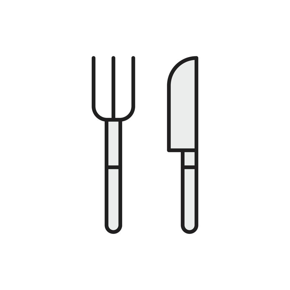 knive fork vector for website symbol icon presentation