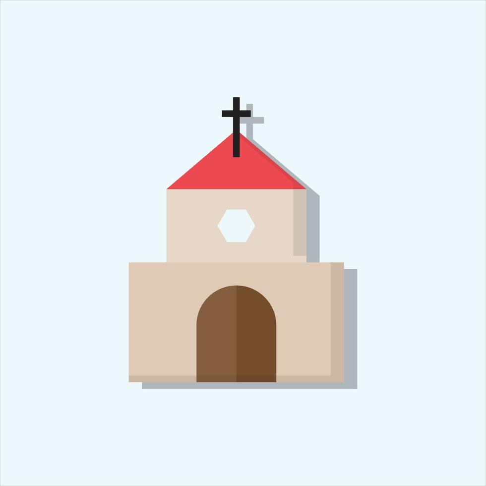 vector de iglesia para presentación de icono de símbolo de sitio web