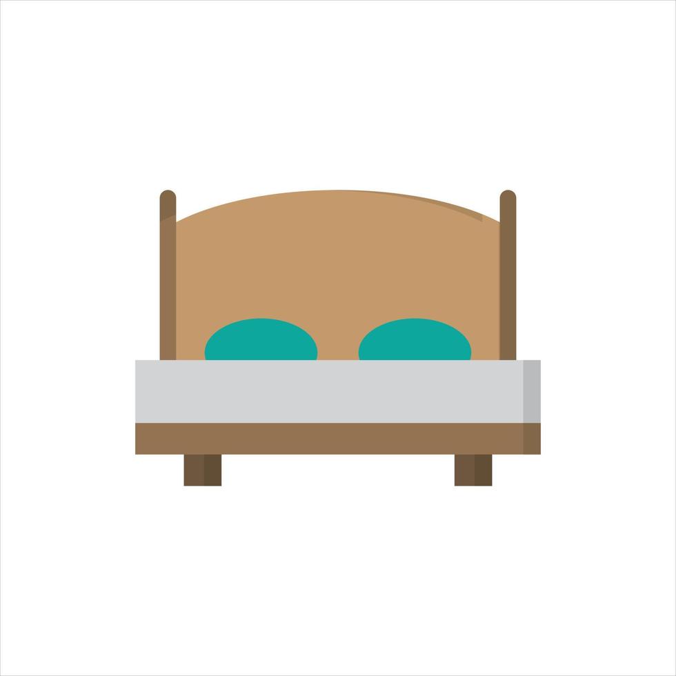vector de cama para presentación de icono de símbolo de sitio web