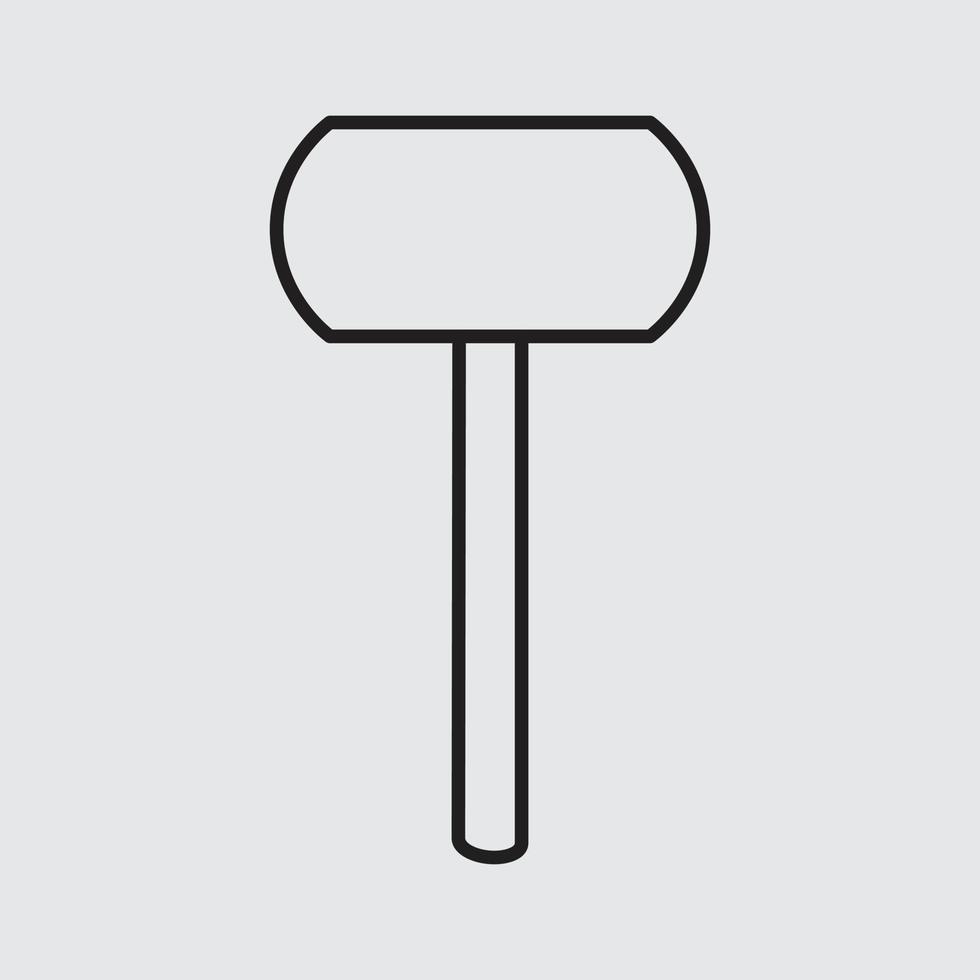 Hammer vector for website symbol icon presentation