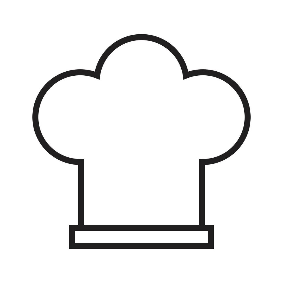 chef hat vector for website symbol icon presentation