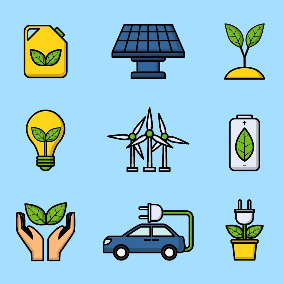 Green Technology Icon vector