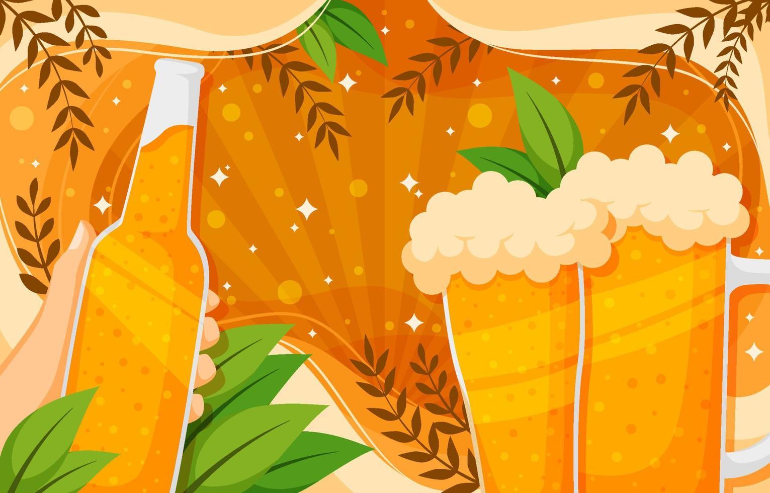 Beer Day Background vector