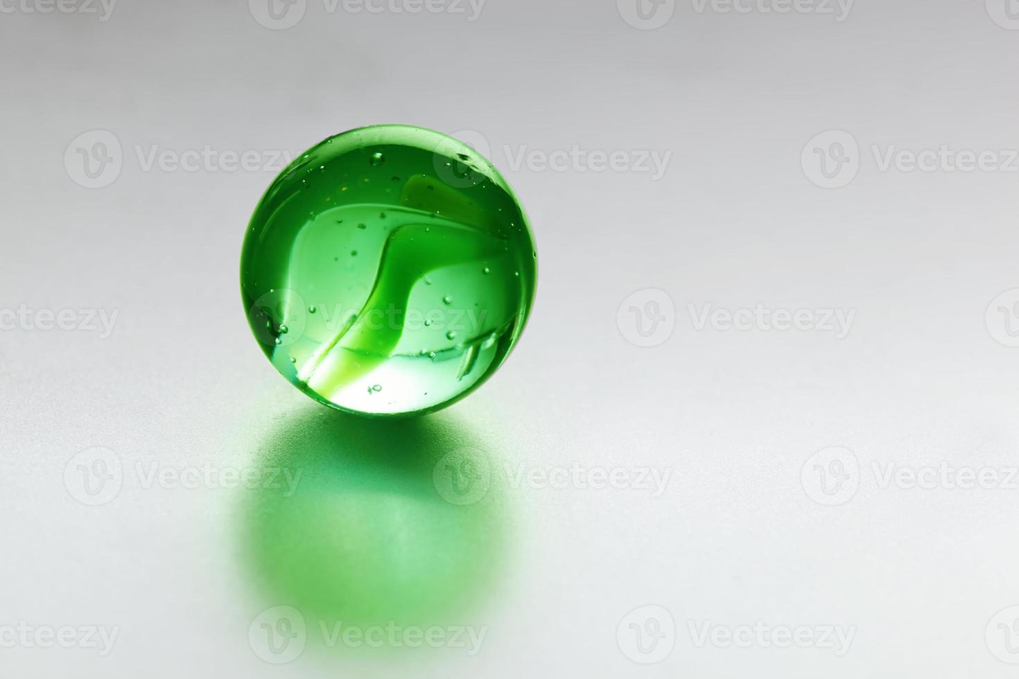 Green glass ball photo