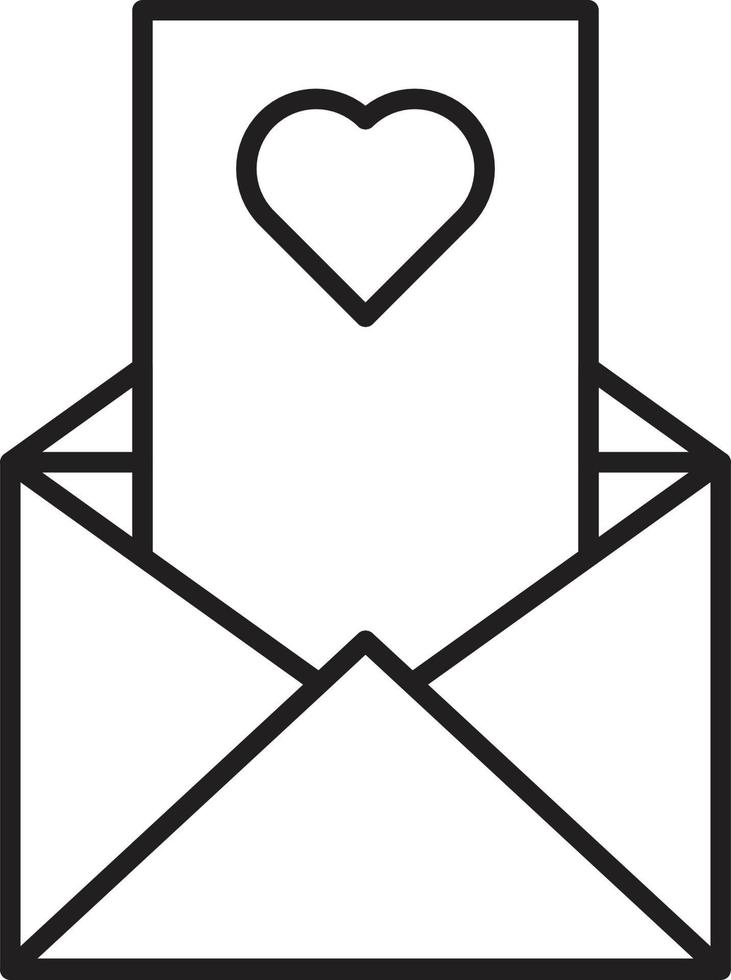 love letter vector for website symbol icon presentation
