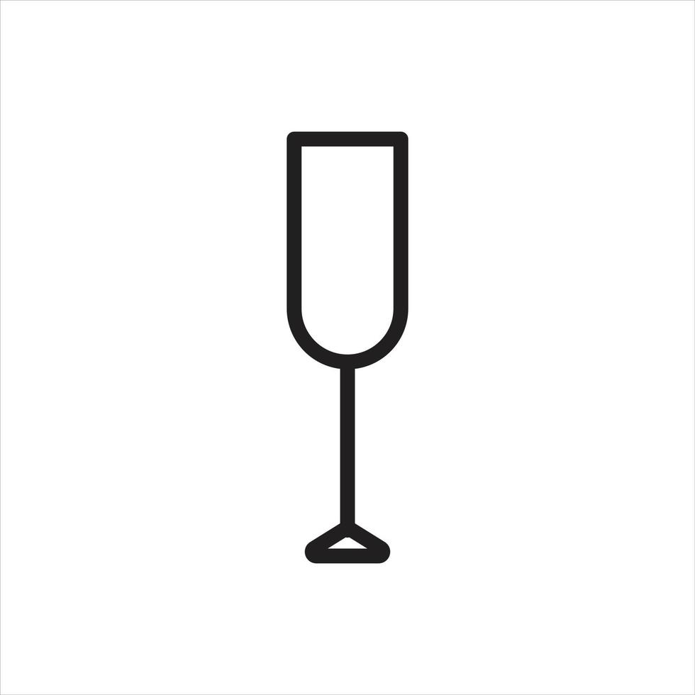Champagne Glass vector for website symbol icon presentation