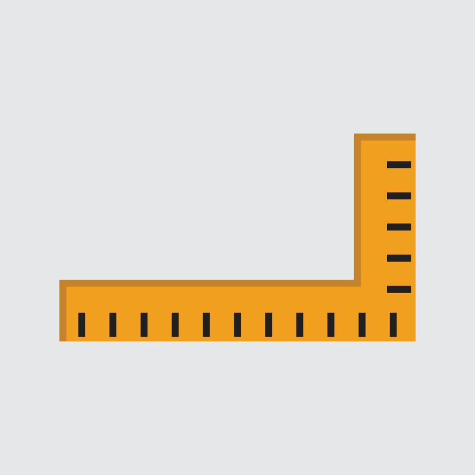 Ruler vector for website symbol icon presentation